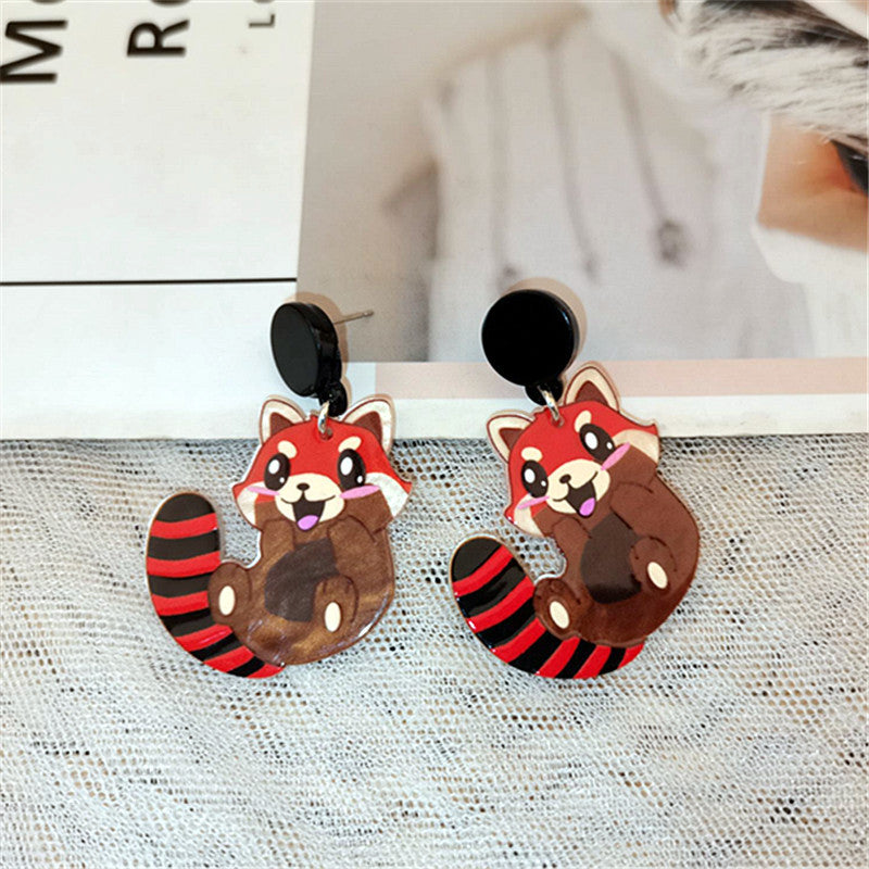 Wholesale Skull Fun Acrylic Earrings